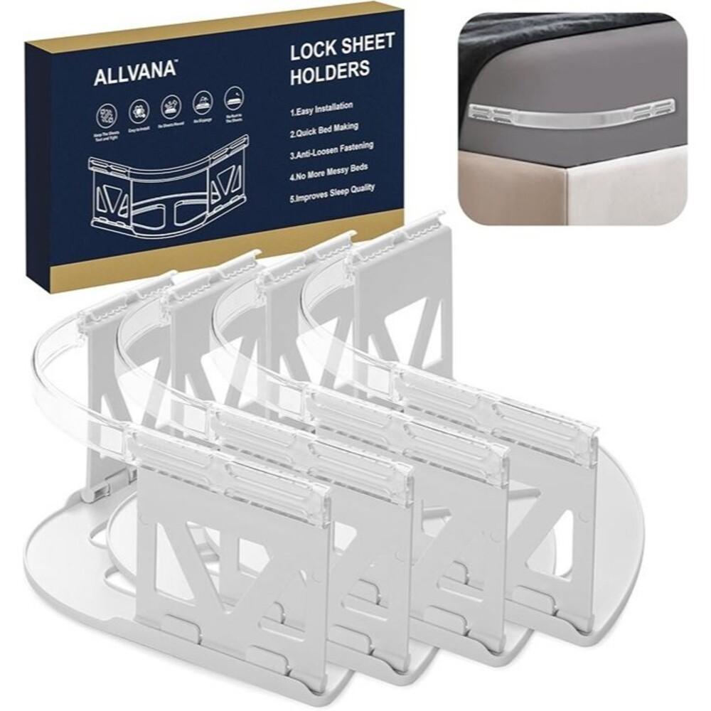 New Bed Sheet Holders for Corners